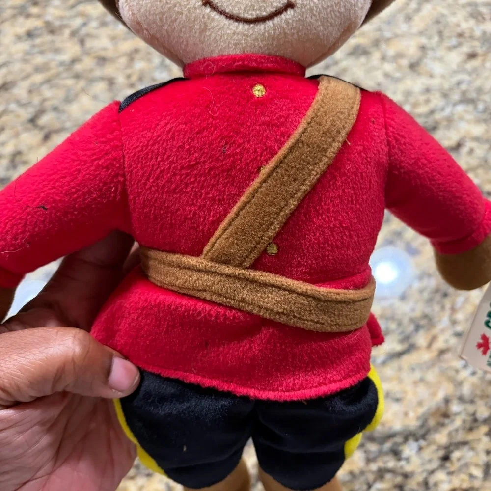 NEW Mascot RCMP Royal Canadian Mounted Police Plush Doll 10in Red Serge